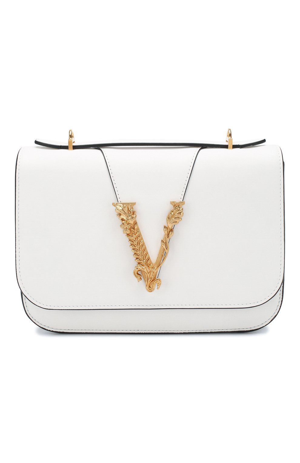 Сумка virtus VERSACE белого цвета по цене 235000 руб., арт. DBFG985/D5VIT, фото 1 Сумка virtus VERSACE, арт. DBFG985/D5VIT, фото 1