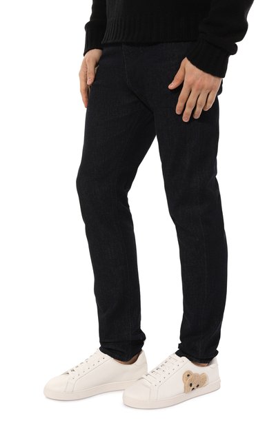 Кожаные кеды PALM ANGELS, арт. PMIA058C99LEA0010160, фото 3