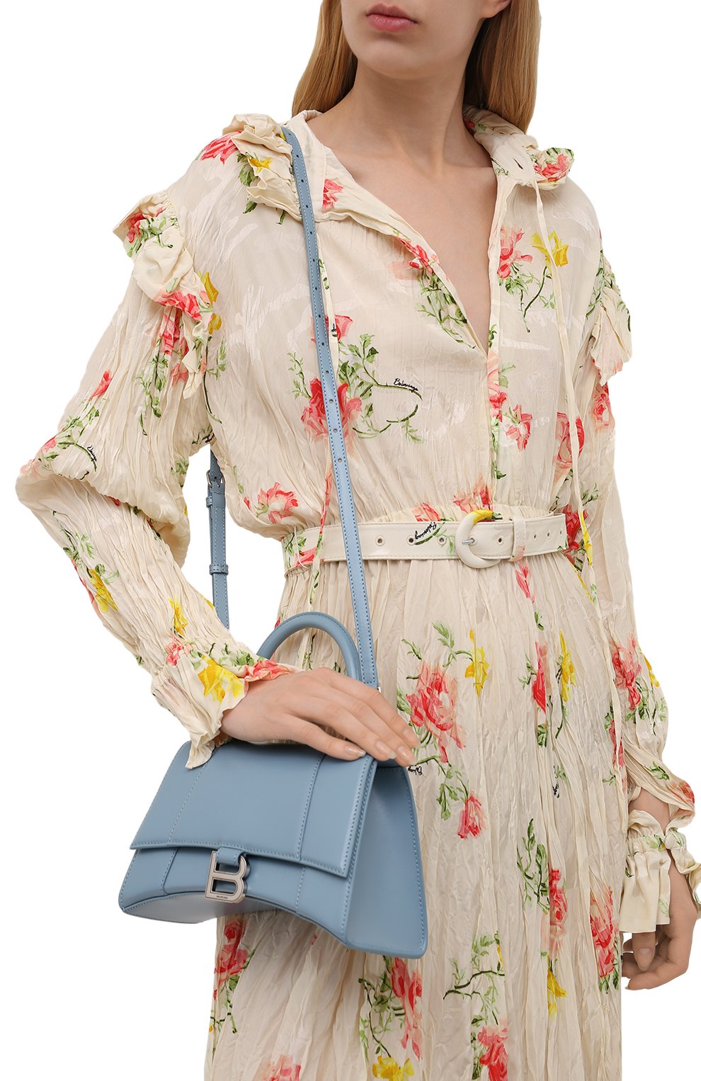 Сумка hourglass small BALENCIAGA, арт. 593546/1QJ4Y, фото 5