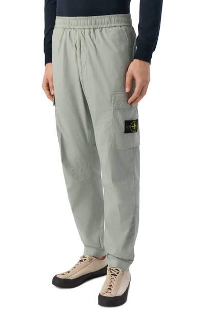 Хлопковые джоггеры STONE ISLAND, арт. L1S153100031/S0003, фото 3