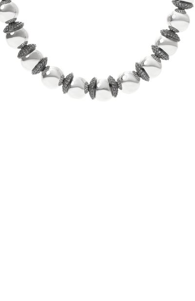 Колье VIEN серебряного цвета по цене 47900 руб., арт. 2425-223SILVER, фото 3 Колье VIEN, арт. 2425-223SILVER, фото 3