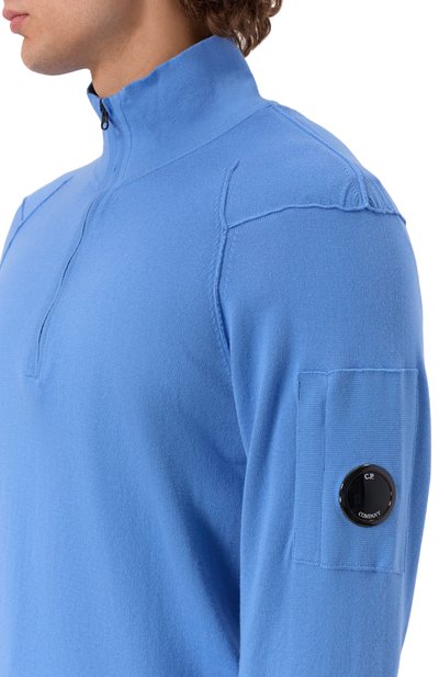 Хлопковый джемпер C.P. COMPANY, арт. 18CMKN083A004037A, фото 5