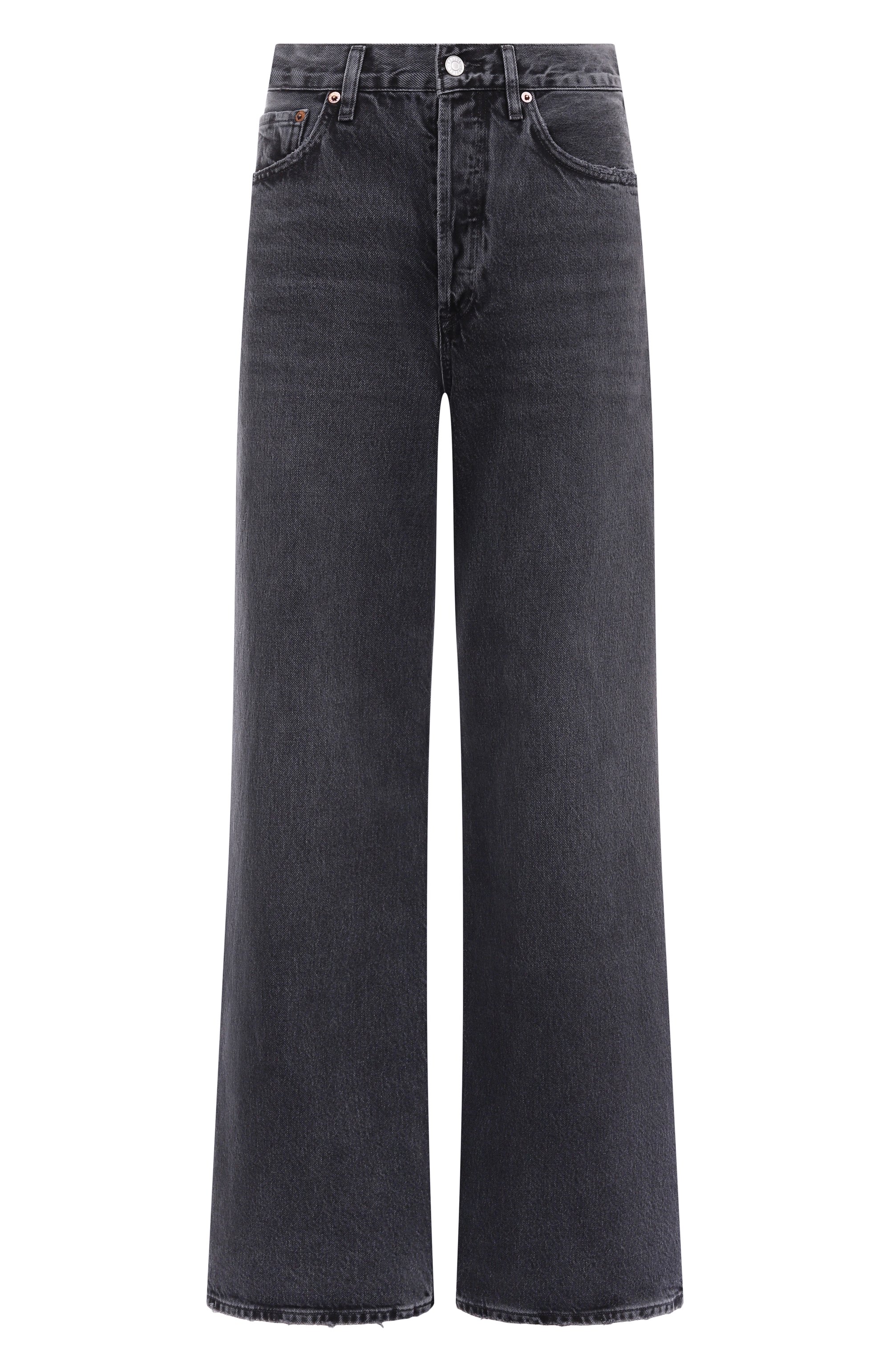 Джинсы dame AGOLDE черного цвета по цене 55300 руб., арт. A1981157, фото 1 Джинсы dame AGOLDE, арт. A1981157, фото 1