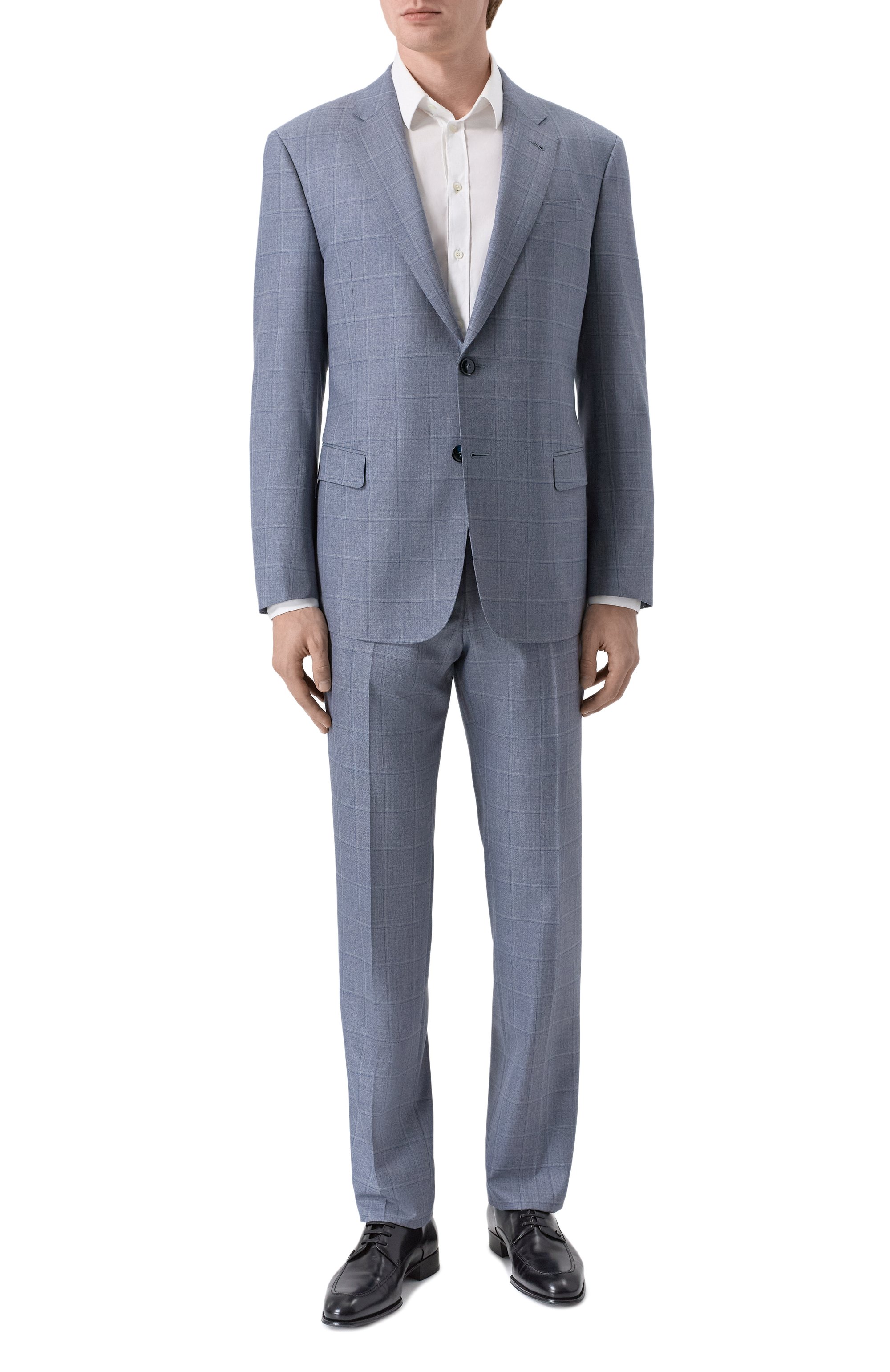 Шерстяной костюм GIORGIO ARMANI серого цвета по цене 411500 руб., арт. GM000344/TE20052, фото 1 Шерстяной костюм GIORGIO ARMANI, арт. GM000344/TE20052, фото 1