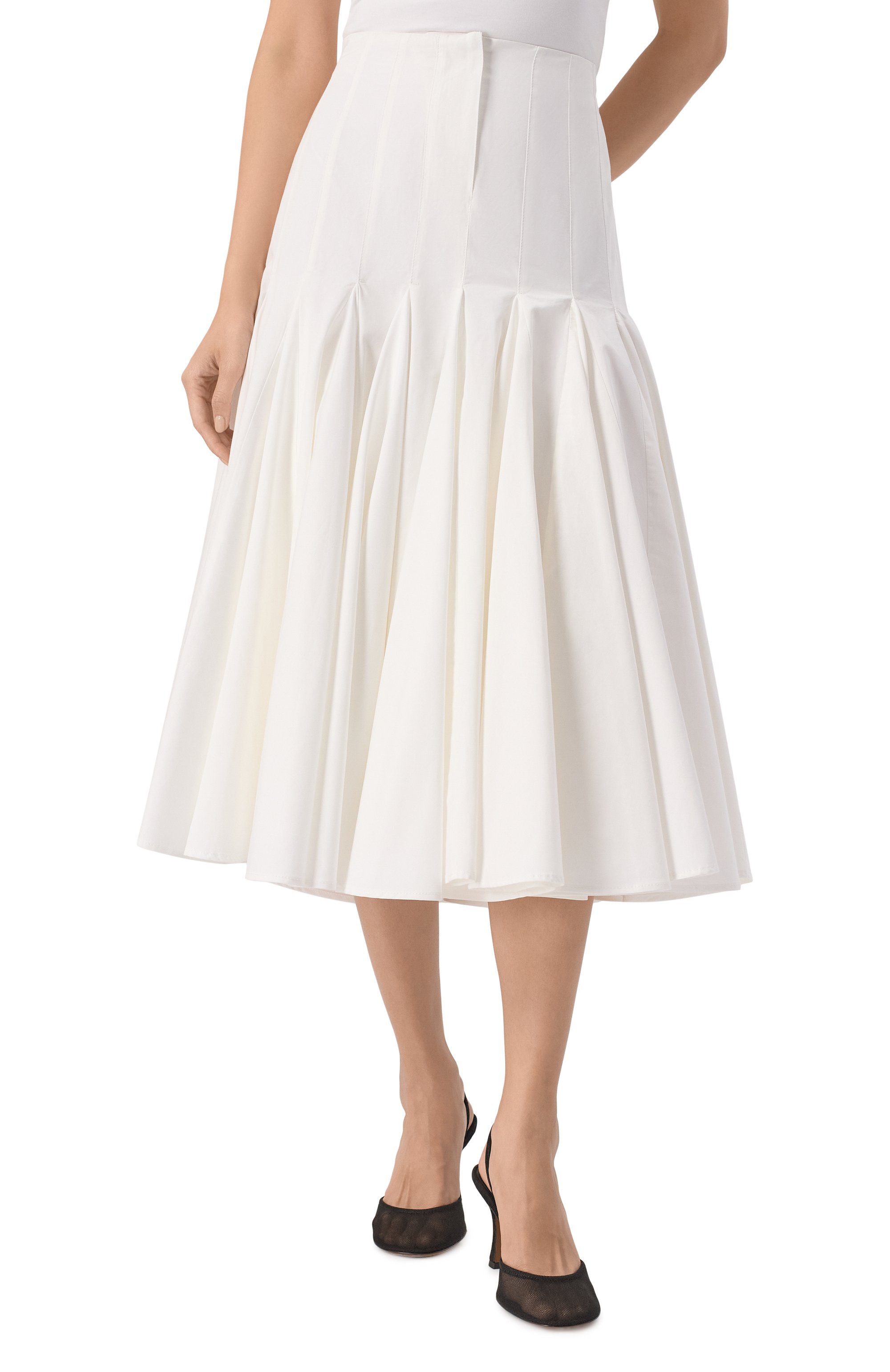 Хлопковая юбка JACQUEMUS, арт. 25E251SK076/1520, фото 3