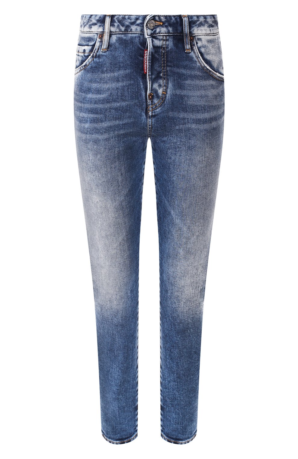 Джинсы DSQUARED2 синего цвета по цене 28550 руб., арт. S75LB0194/S30663, фото 1 Джинсы DSQUARED2, арт. S75LB0194/S30663, фото 1