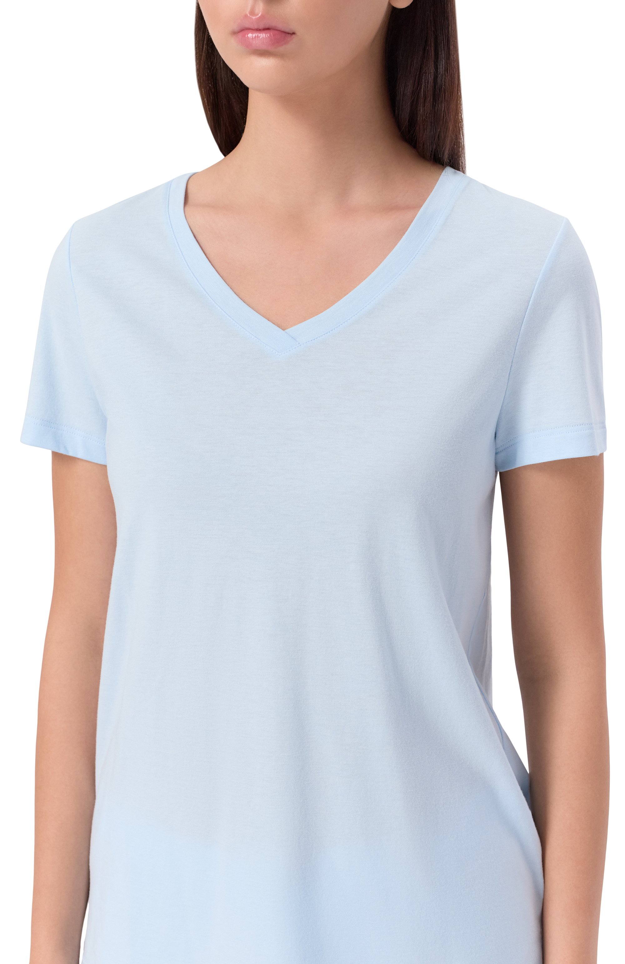 Хлопковая футболка HANRO, арт. 074842, фото 5