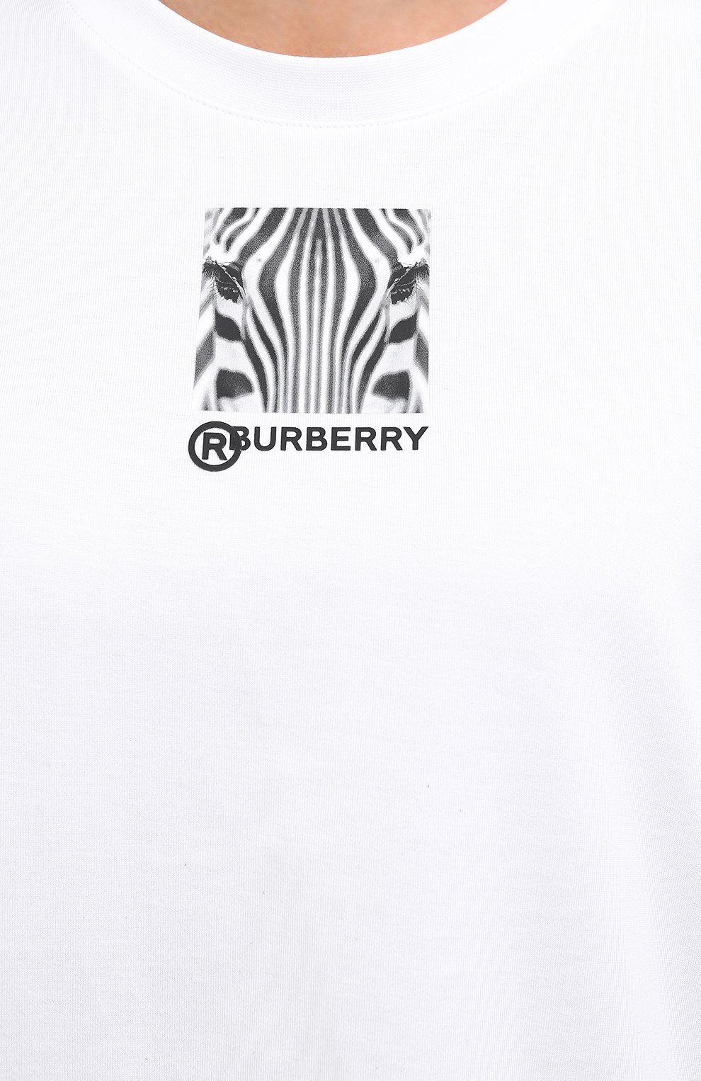 Хлопковая футболка BURBERRY, арт. 8030772, фото 5