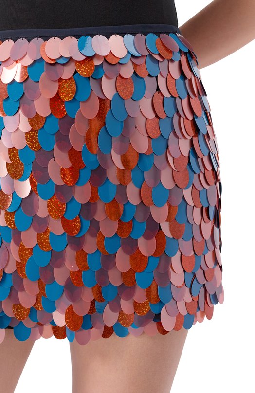 Юбка из вискозы Dries Van Noten 252-010602-2317 Разноцветный  252-010602-2317 Фото 5