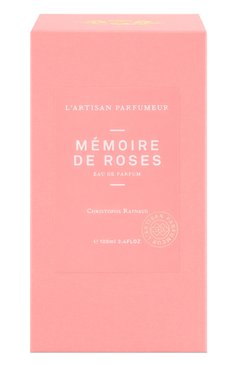 Парфюмерная вода memoire de roses (100ml) L'ARTISAN PARFUMEUR бесцветного цвета, арт. 3660463013664 | Фото 2 (Тип аромата: Цветочный; Региональные ограничения белый список (Axapta Mercury): Не проставлено; Нос: Не проставлено; Тип продукта - парфюмерия: Парфюмерная вода; Ограничения доставки: flammable)