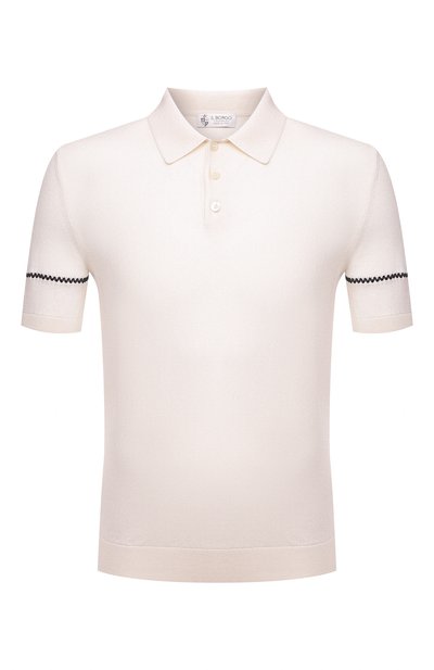 Поло из хлопка и шелка IL BORGO CASHMERE, арт. 56-2071G0, фото 1