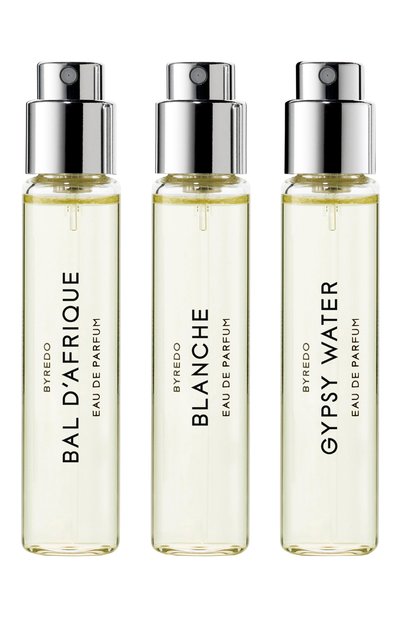 Женский парфюмерный набор la sélection nomade: bal d'afrique, blanche, gypsy (3x12ml) BYREDO, арт. 10000125