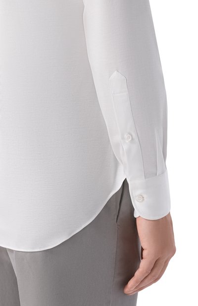 Хлопковая рубашка MVST, арт. SLIM/GABRIELLE/R0UND/1628-JERSEY (INTERL0CK), фото 5