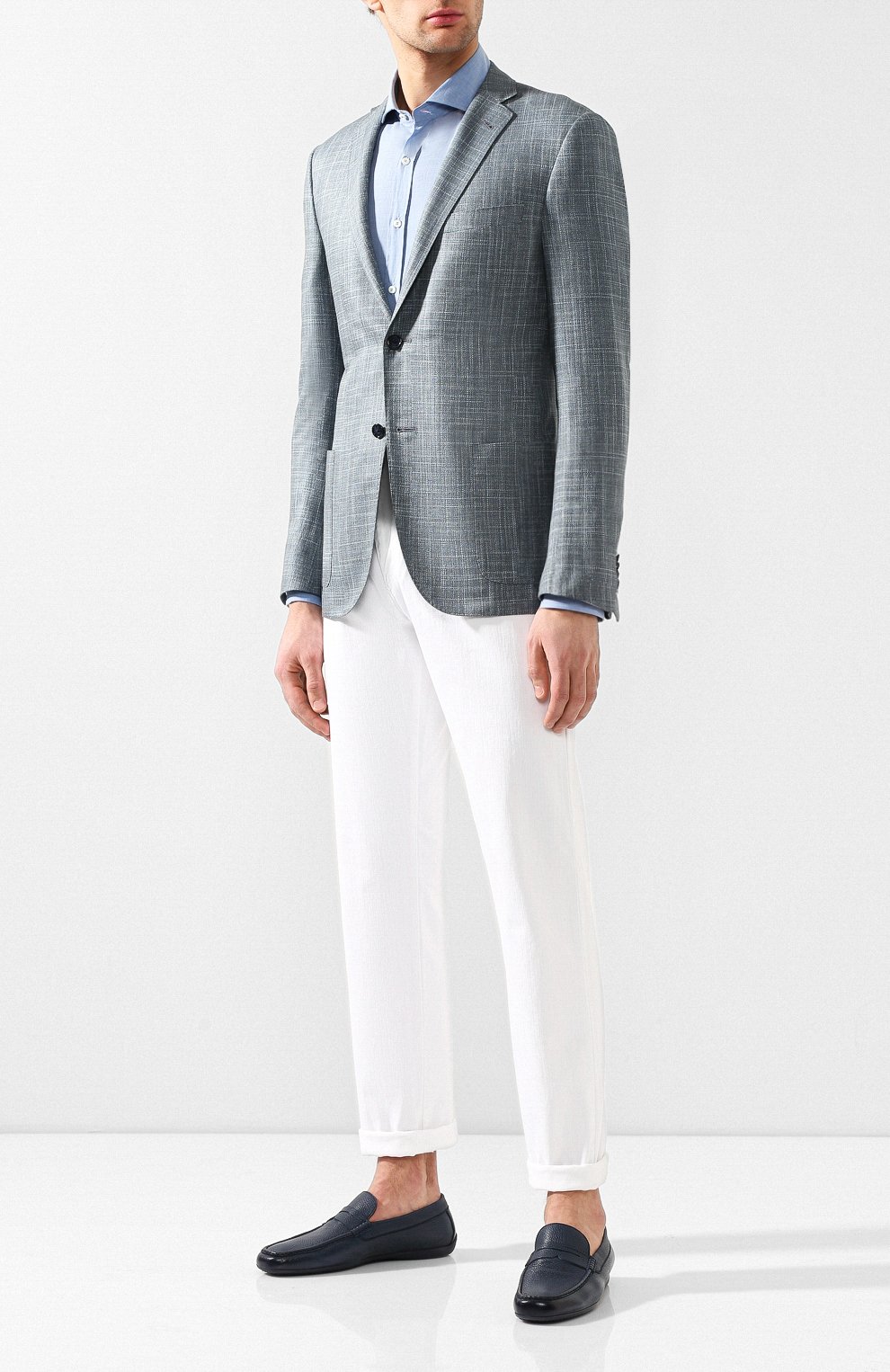 Кожаные мокасины MORESCHI, арт. 90041969, фото 2