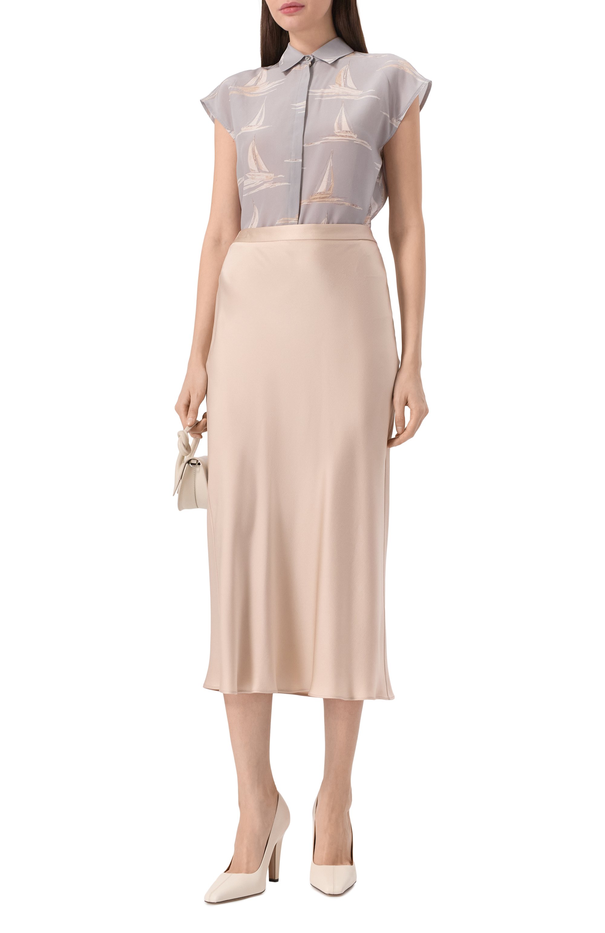 Шелковая блузка MAX MARA STUDIO, арт. GAETANA, фото 2