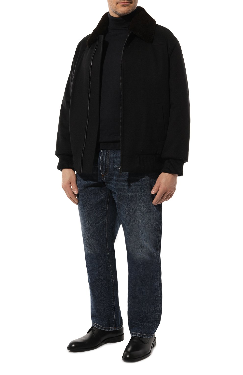 Водолазка из кашемира и шелка ZEGNA темно-синего цвета по цене 136000 руб., арт. 120/E8J00, фото 2 Водолазка из кашемира и шелка ZEGNA, арт. 120/E8J00, фото 2