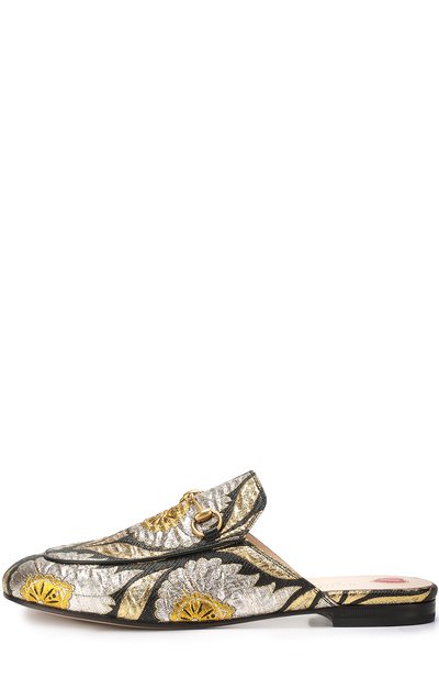 Текстильные сабо princetown с вышивкой GUCCI, арт. 432773/K6T30, фото 2