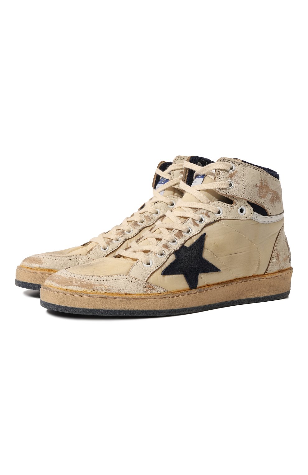 Кожаные кеды sky-star GOLDEN GOOSE DELUXE BRAND, арт. GMF00230/F0033391035, фото 1