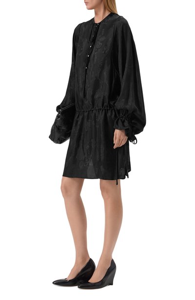 Атласное платье ANN DEMEULEMEESTER, арт. B0014273/FA750, фото 2