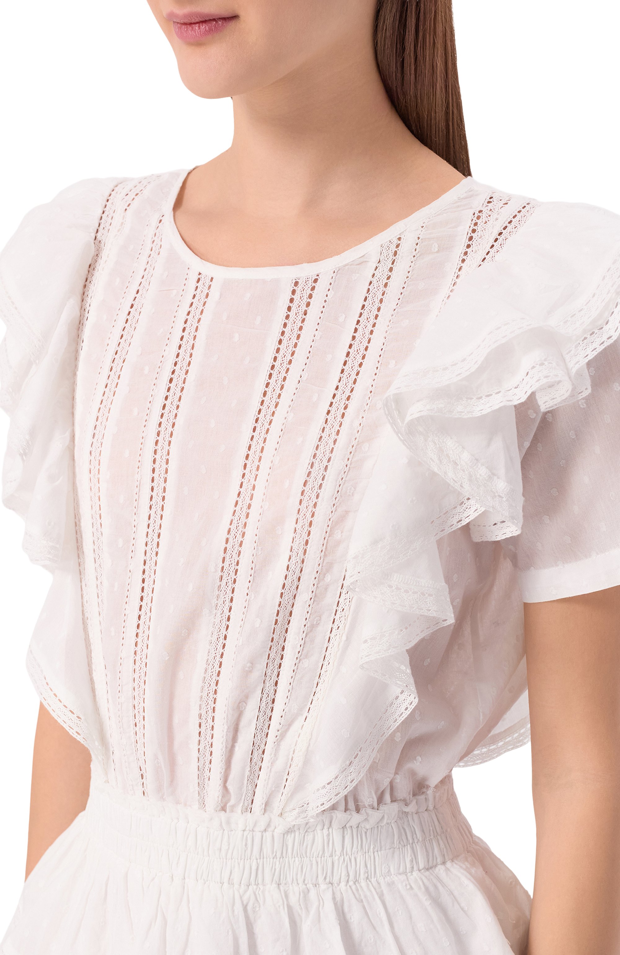 Хлопковое платье LOVE SHACK FANCY, арт. LD194-263, фото 4