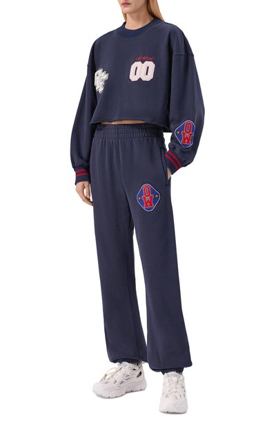 Хлопковые джоггеры OFF-WHITE, арт. 0WCH006S26FLE002, фото 2