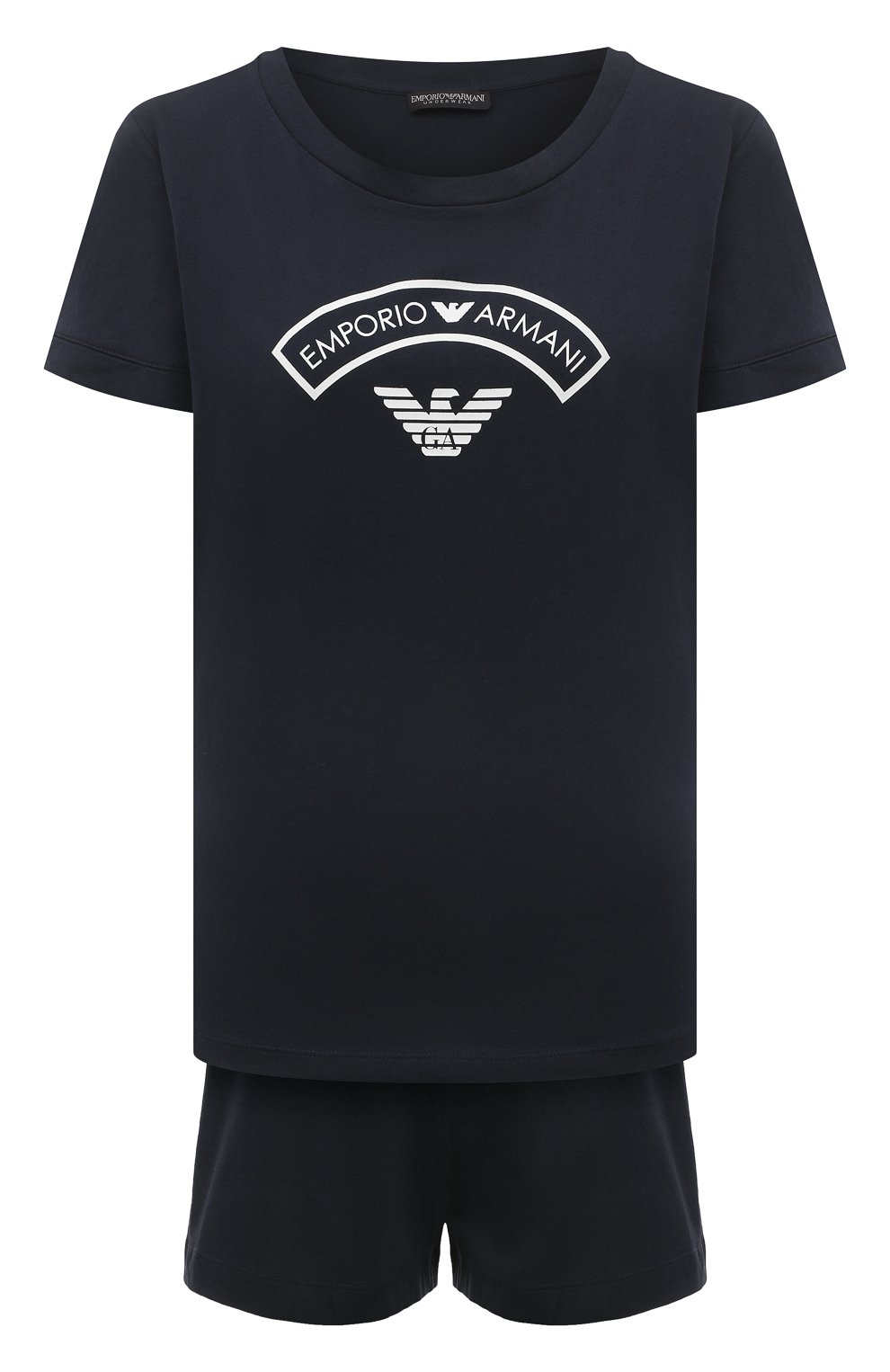 Хлопковая пижама EMPORIO ARMANI, арт. 164565/3R255, фото 1