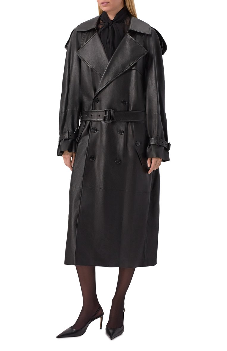 Кожаный тренч SAINT LAURENT, арт. 815241/YC2TF, фото 1
