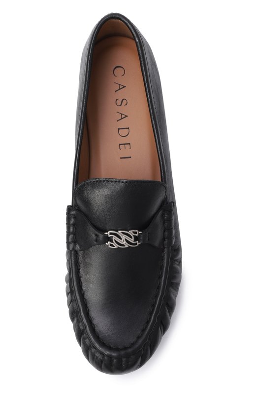 Кожаные мокасины Casadei 1D325B0101/C2996 Чёрный  1D325B0101/C2996 Фото 6
