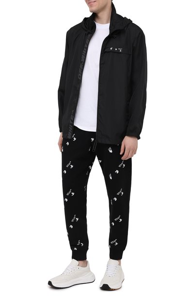 Хлопковые джоггеры OFF-WHITE, арт. 0MCH033R21FLE004, фото 2