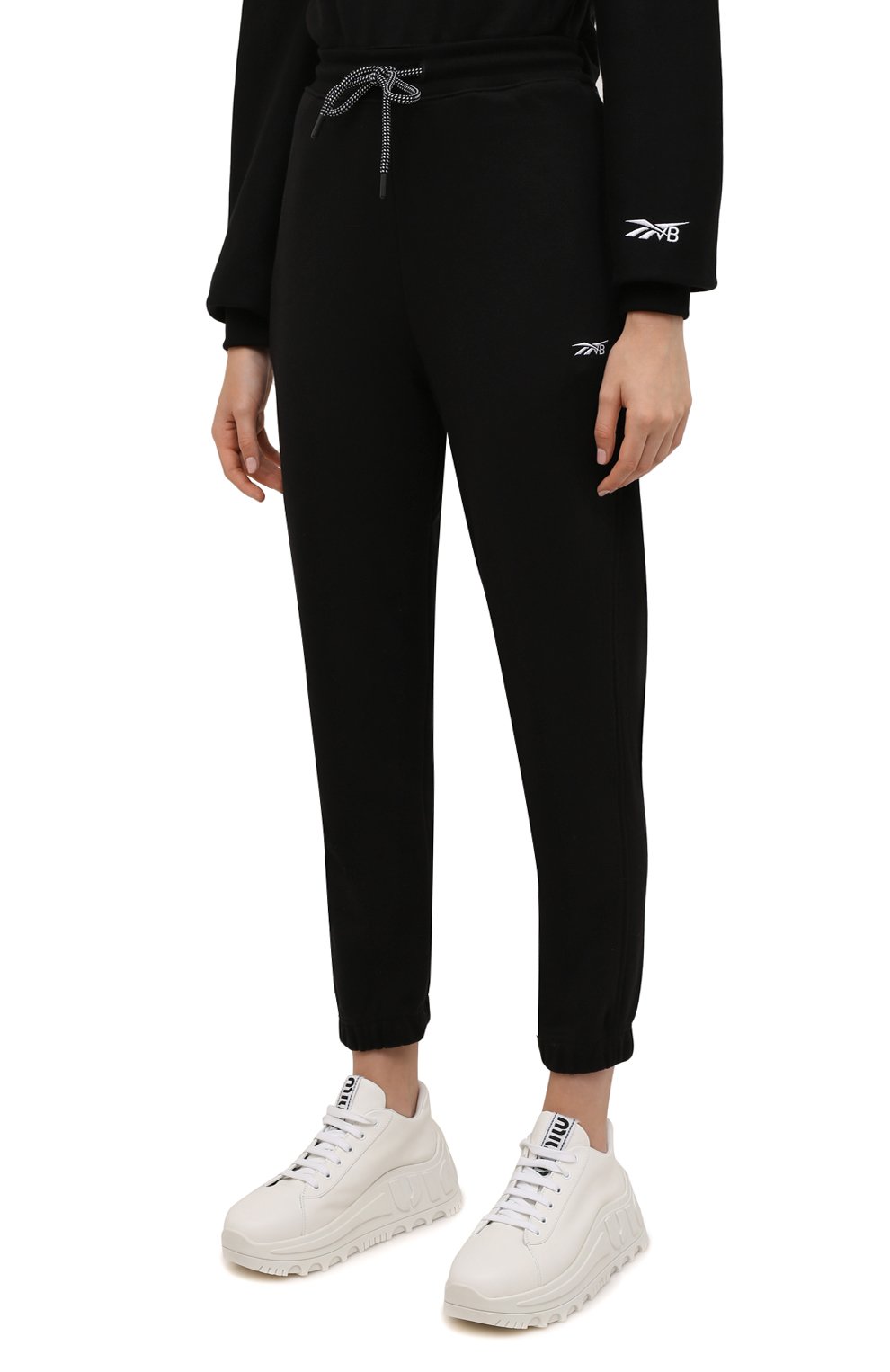 Хлопковые джоггеры reebok x victoria beckham REEBOK, арт. H30283, фото 3