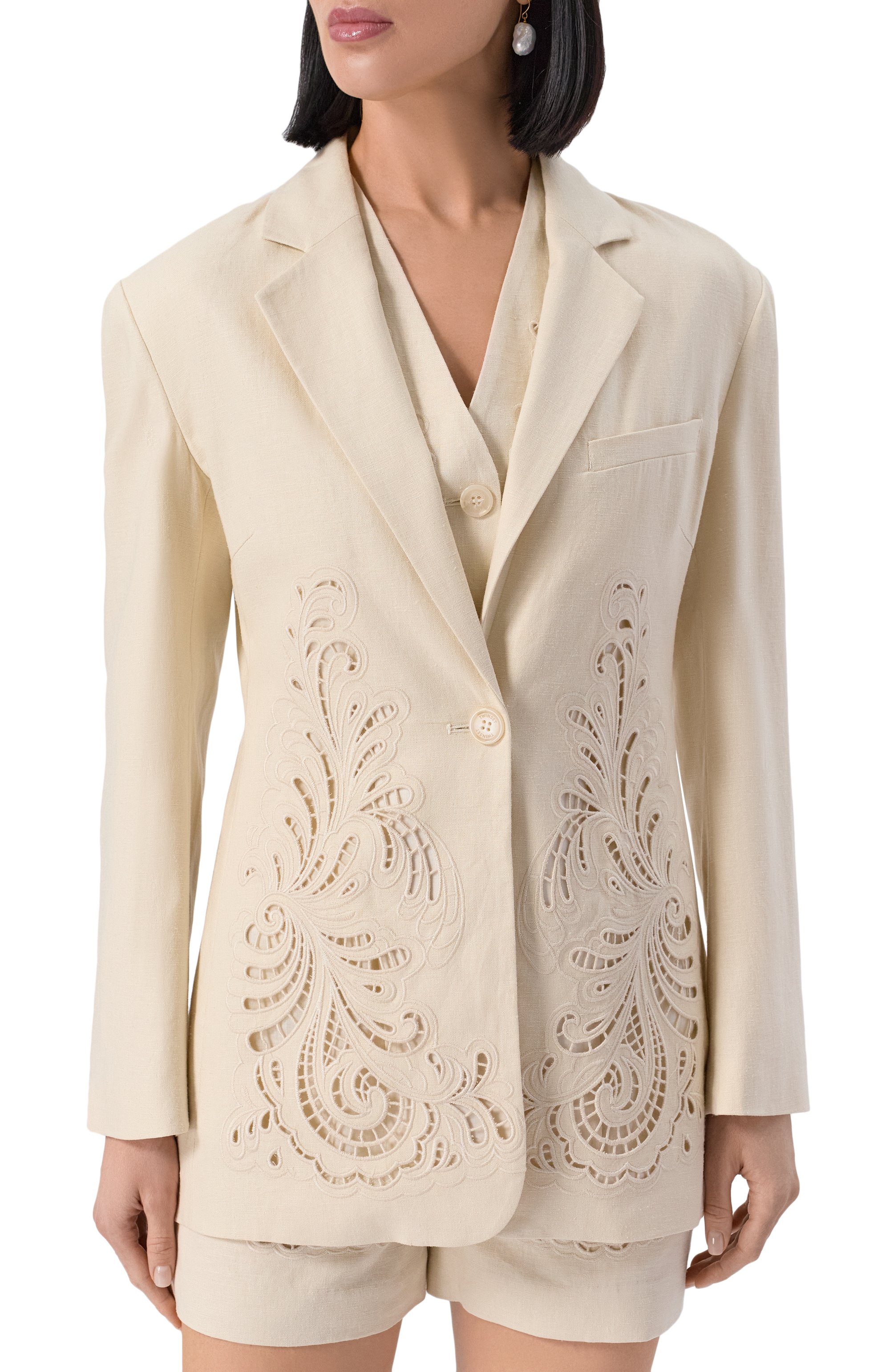 Жакет изо льна и вискозы TWINSET, арт. 251TP2160, фото 3