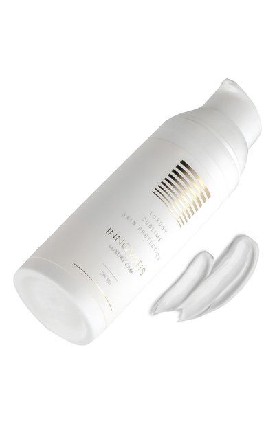 Солнцезащитная эмульсия для тела и лица luxury care spf50+ (50ml) INNOVATIS бесцветного цвета по цене 2850 руб., арт. 8437019455606, фото 2 Солнцезащитная эмульсия для тела и лица luxury care spf50+ (50ml) INNOVATIS, арт. 8437019455606, фото 2