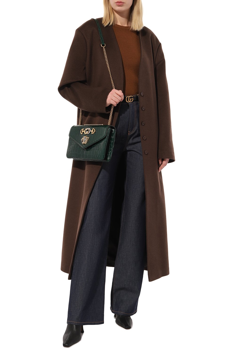 Сумка rajah из кожи аллигатора GUCCI зеленого цвета по цене 1995000 руб., арт. 537241 EV4AX, фото 7 Сумка rajah из кожи аллигатора GUCCI, арт. 537241 EV4AX, фото 7