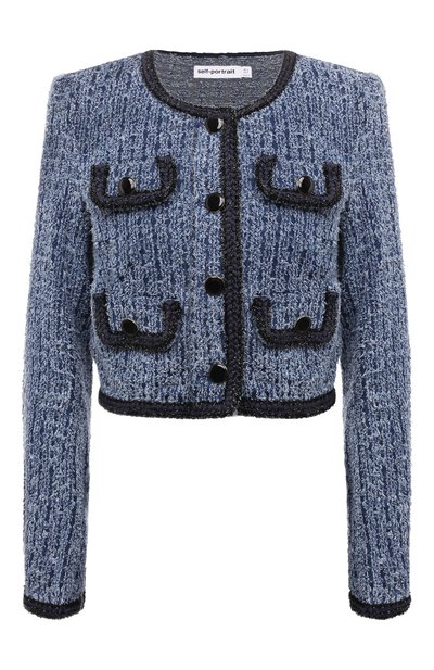 Джинсовый жакет SELF-PORTRAIT, арт. PF24-826J-BL, фото 1