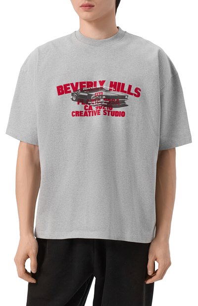 Хлопковая футболка PLANTA ROSA, арт. PR/T02/BEVERLY-MOMENTUM/300VELVET, фото 3