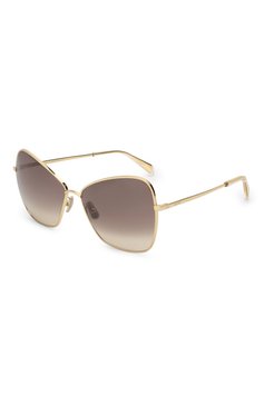 Женские солнцезащитные очки CELINE EYEWEAR золотого цвета, арт. CL40080U 30F | Фото 1 (Региональные �ограничения белый список (Axapta Mercury): Не проставлено, RU; Нос: Не проставлено; Тип очков: С/з; Статус проверки: Проверено, Проверена категория; Материал сплава: Проверено; Оптика Гендер: оптика-женское; Очки форма: Бабочка)