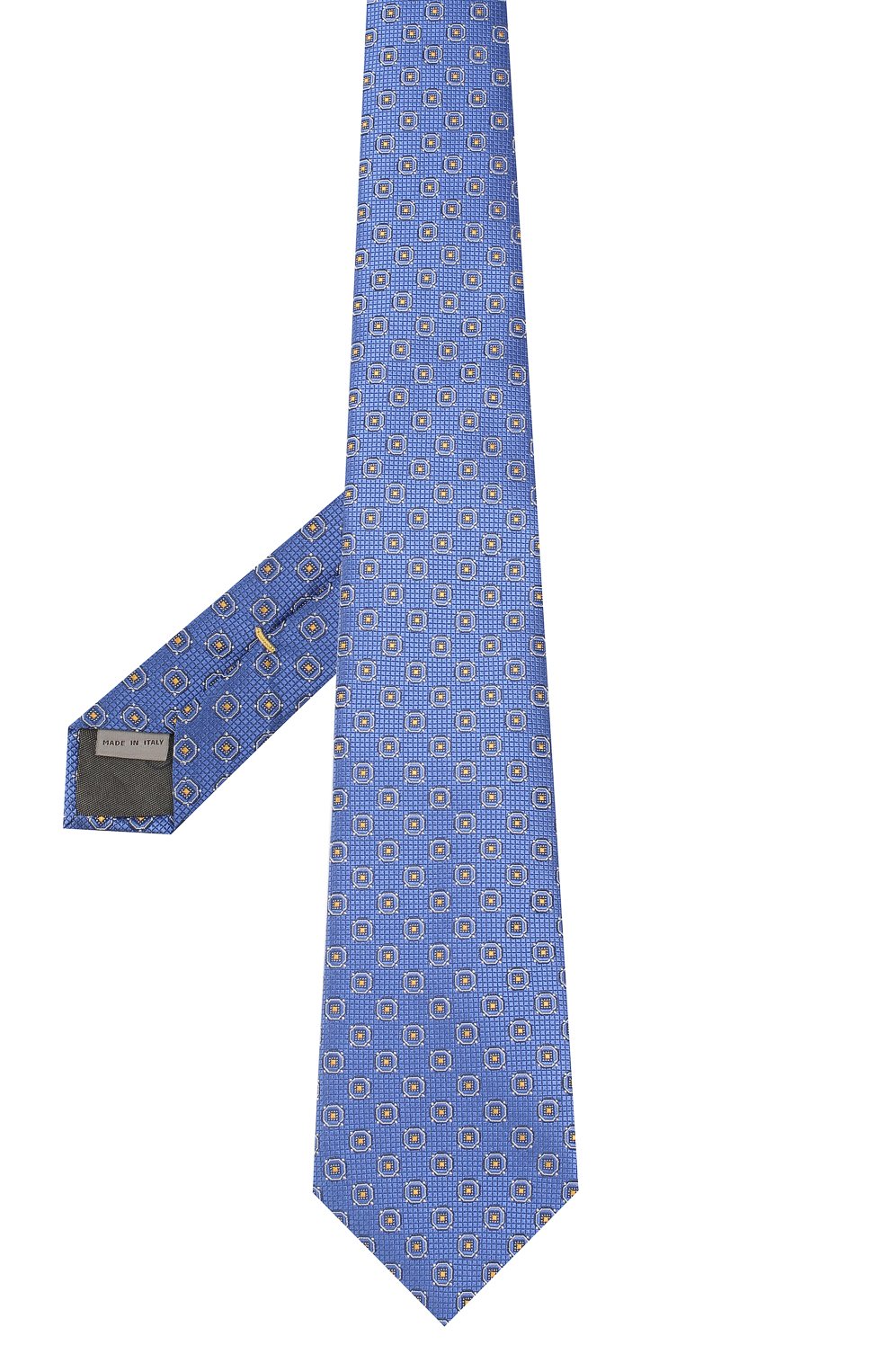 Шелковый галстук CANALI синего цвета по цене 8995 руб., арт. 18/HJ02025, фото 2 Шелковый галстук CANALI, арт. 18/HJ02025, фото 2