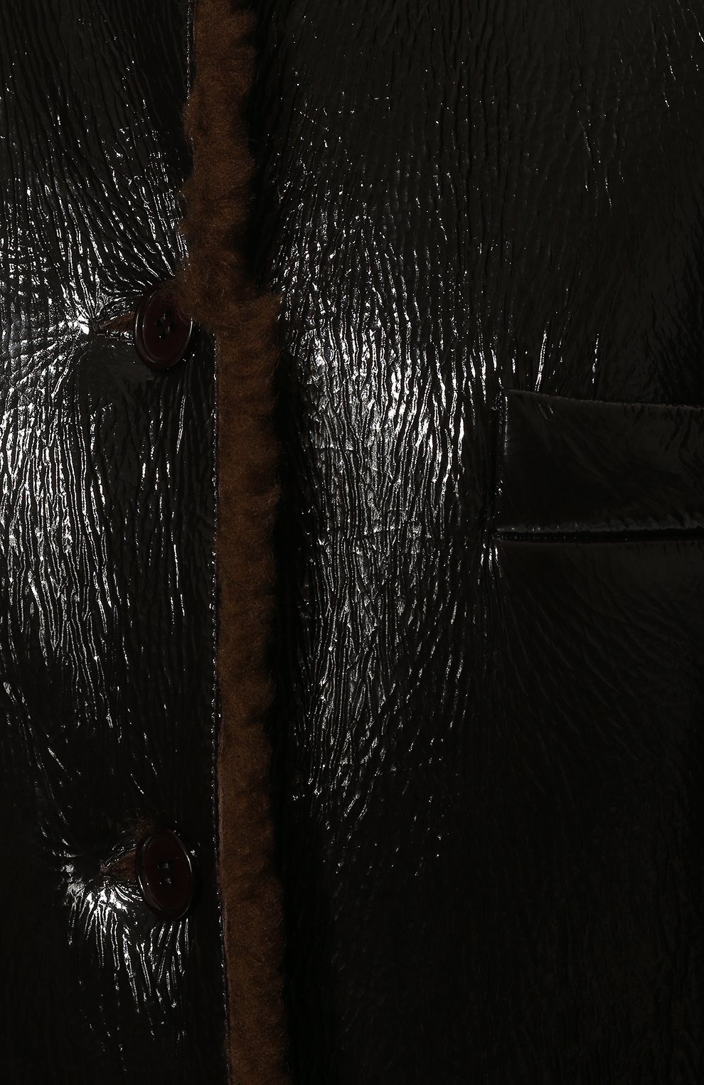 Дубленка без рукавов из овчины PRADA, арт. 59410M-32O-F0AT3, фото 5