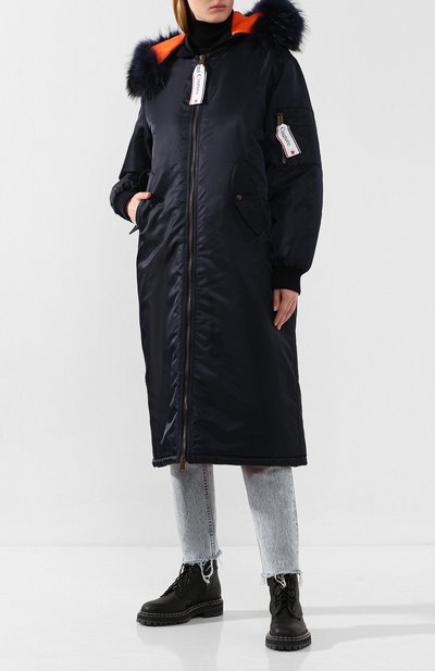 Пуховик с меховой отделкой FORTE DEI MARMI COUTURE, арт. FFW19-1504, фото 2