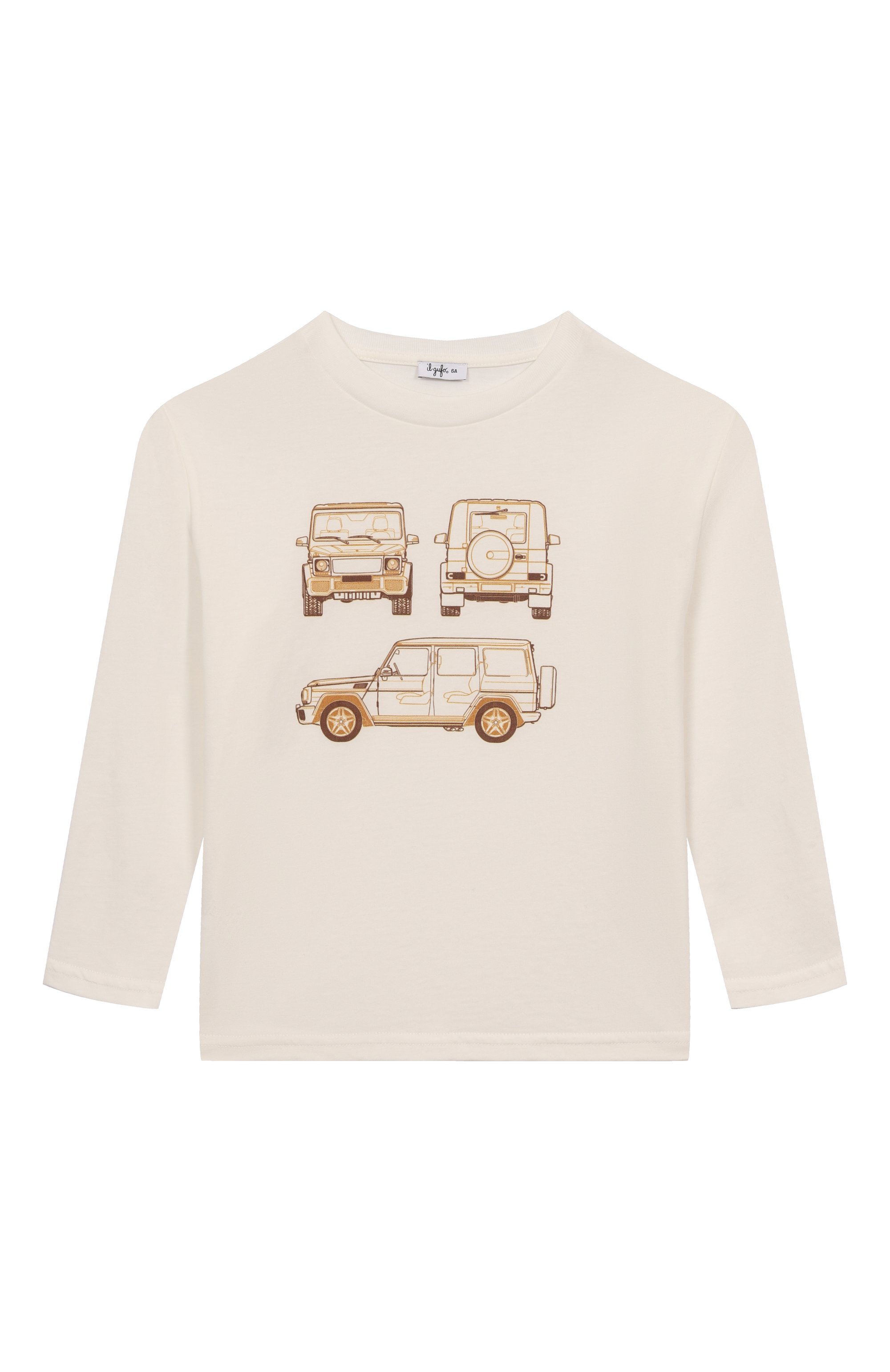 Хлопковый лонгслив IL GUFO, арт. A25GTA0023MF002/5-8, фото 1