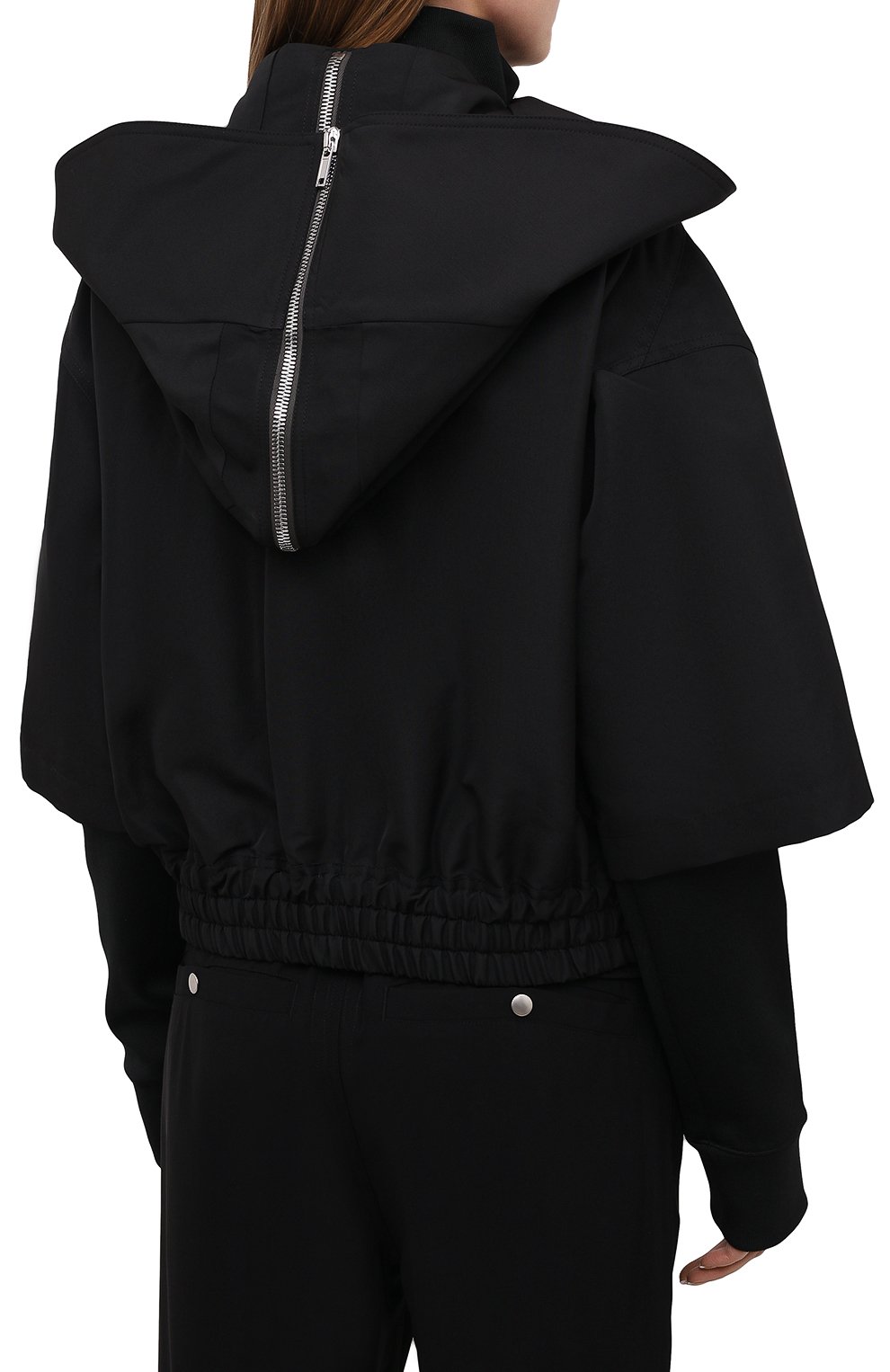 Куртка RICK OWENS черного цвета по цене 112500 руб., арт. RP21S3736/TS, фото 4 Куртка RICK OWENS, арт. RP21S3736/TS, фото 4