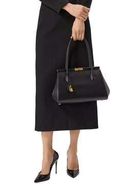 Женская сумка marlene DOLCE & GABBANA черного цвета, арт. BB7734/A3G19 | Фото 2 (Материал: Натуральная кожа; Размер: medium; Автоматизация состава: Проставлено; Автоматизация ТО: Проставлено)