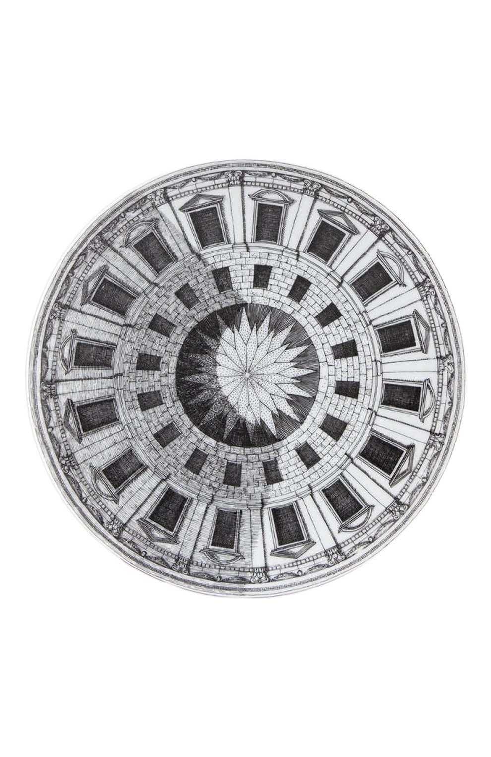 Сервировочная тарелка cortili n.2 FORNASETTI, арт. P09X174-2, фото 1