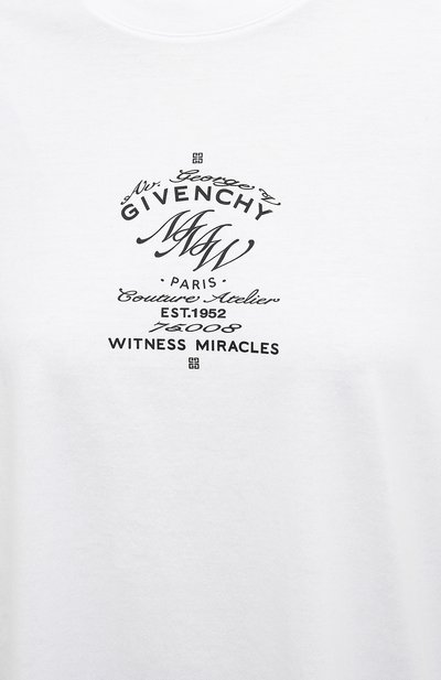 Хлопковая футболка GIVENCHY, арт. BW707Z3Z78, фото 5
