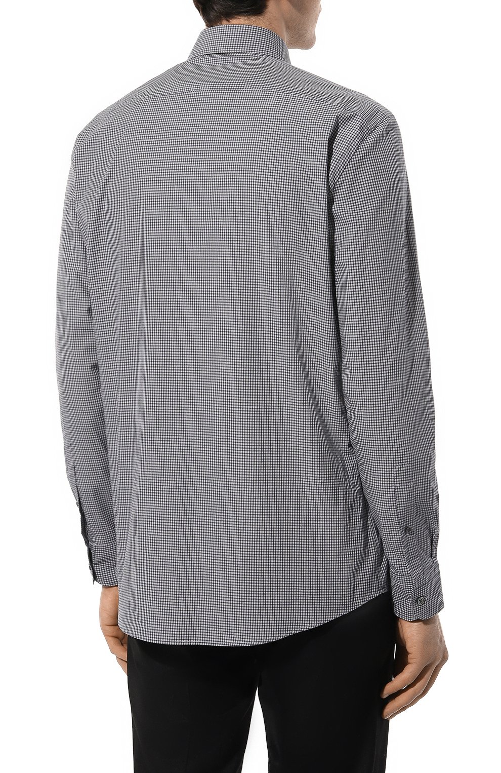 Хлопковая рубашка ZEGNA, арт. UCX02A6/SRF5, фото 4