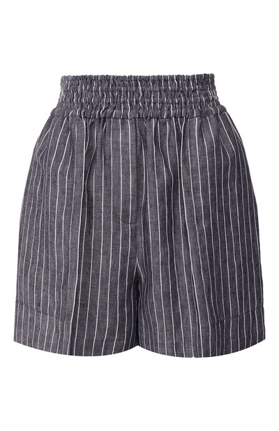 Женские льняные шорты BRUNELLO CUCINELLI, арт. MF586P7213