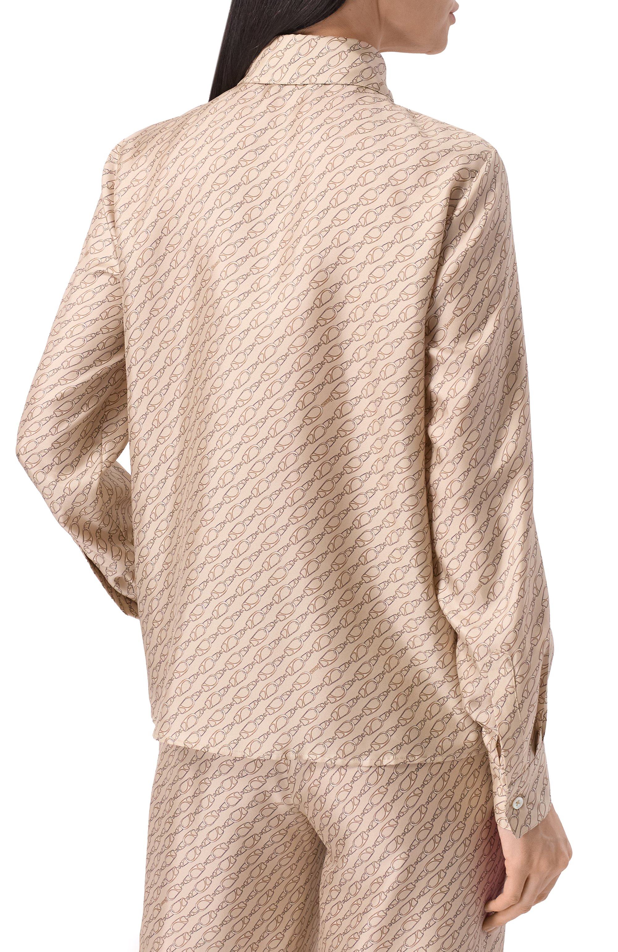 Атласная рубашка HERNO, арт. CM000021D/16009P, фото 4