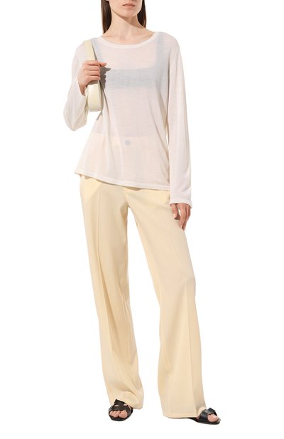 Кашемировый пуловер PERVERT кремового цвета по цене 24500 руб., арт. PE23/LO01/52-41, фото 2 Кашемировый пуловер PERVERT, арт. PE23/LO01/52-41, фото 2