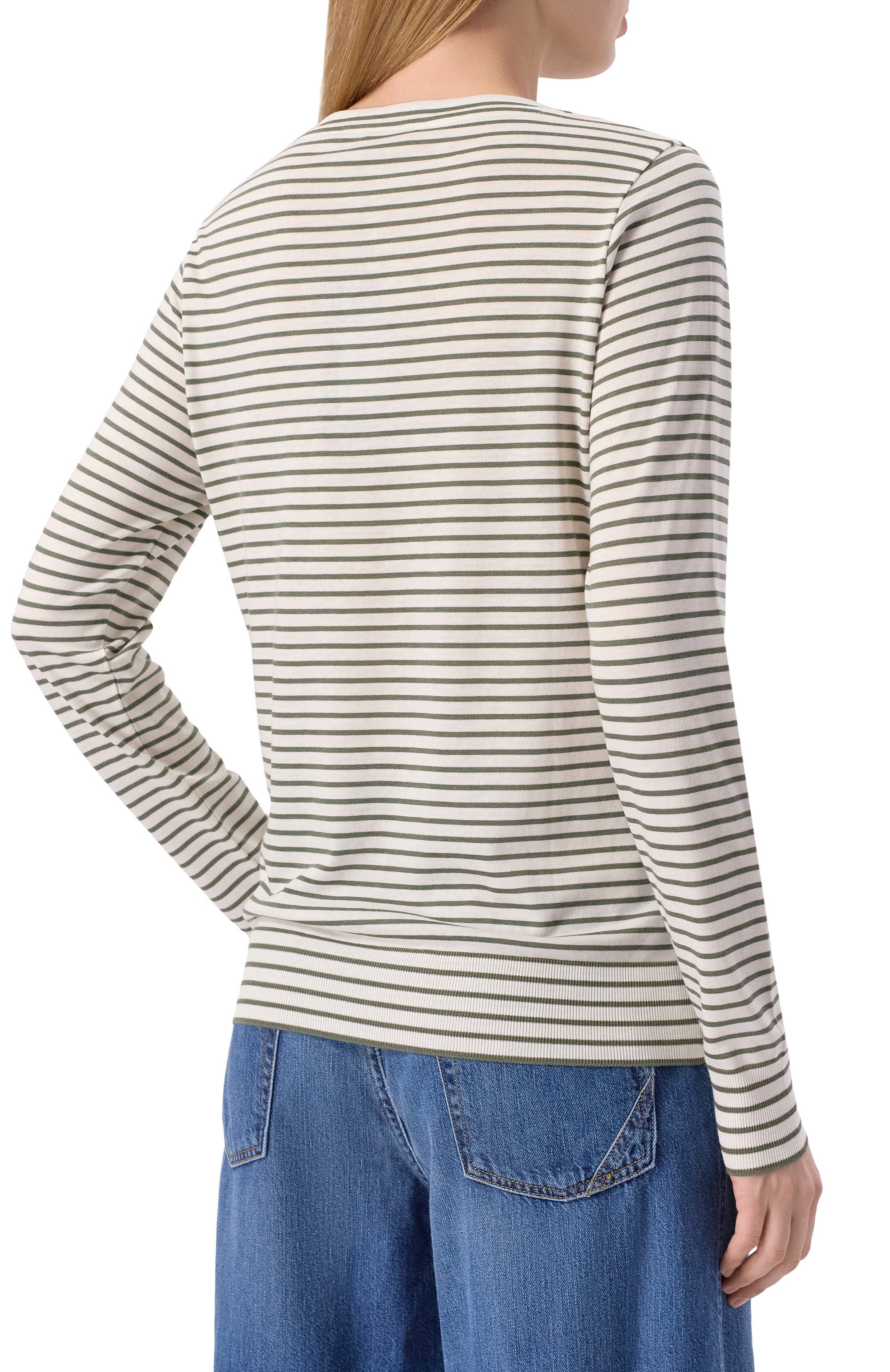 Лонгслив WINDSOR кремового цвета по цене 19150 руб., арт. 52 DT106 10017405/30045346, фото 4 Лонгслив WINDSOR, арт. 52 DT106 10017405/30045346, фото 4