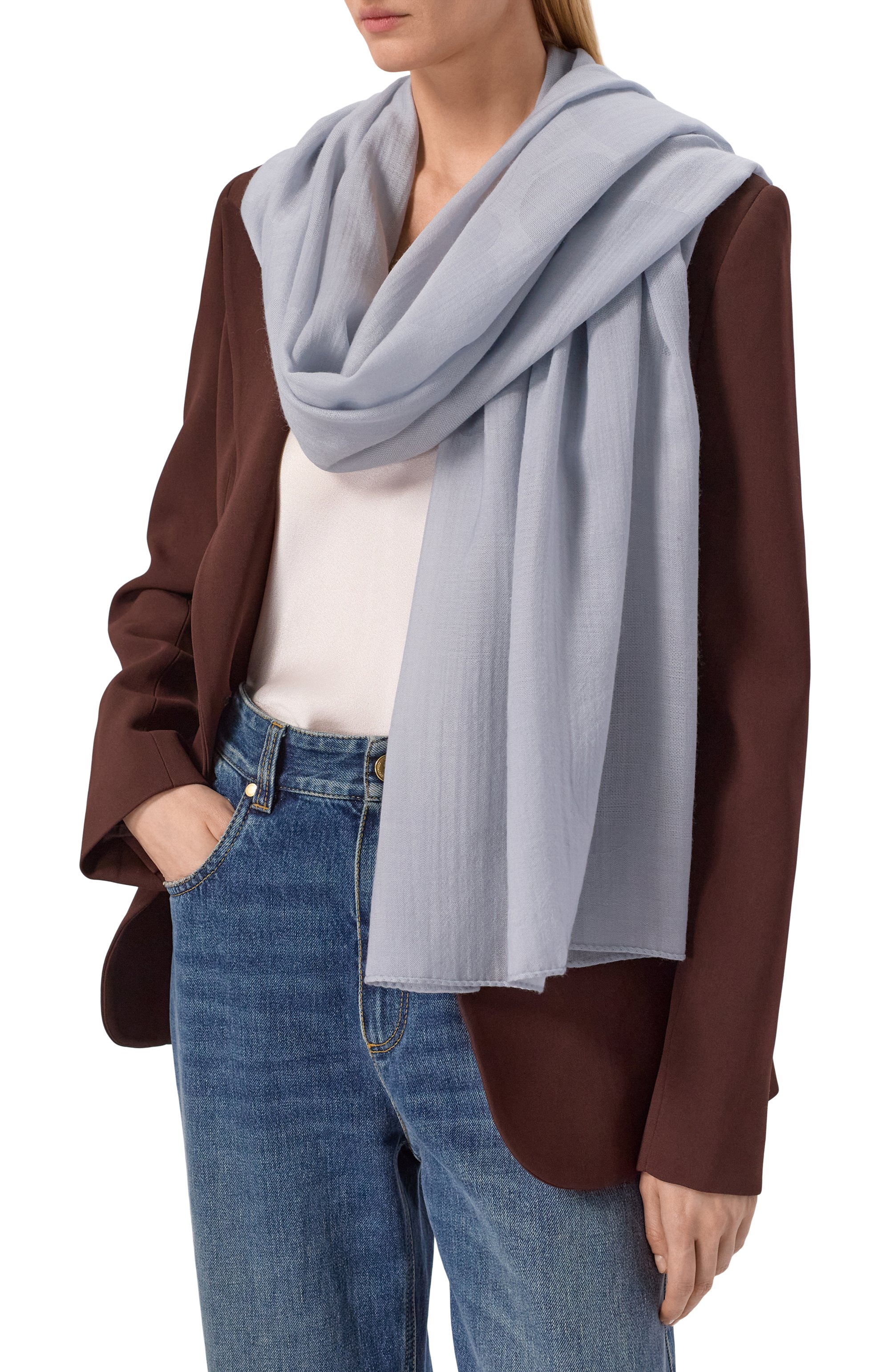 Палантин из кашемира и шелка COLOMBO, арт. S7/65X200/PA226-STJ1, фото 2